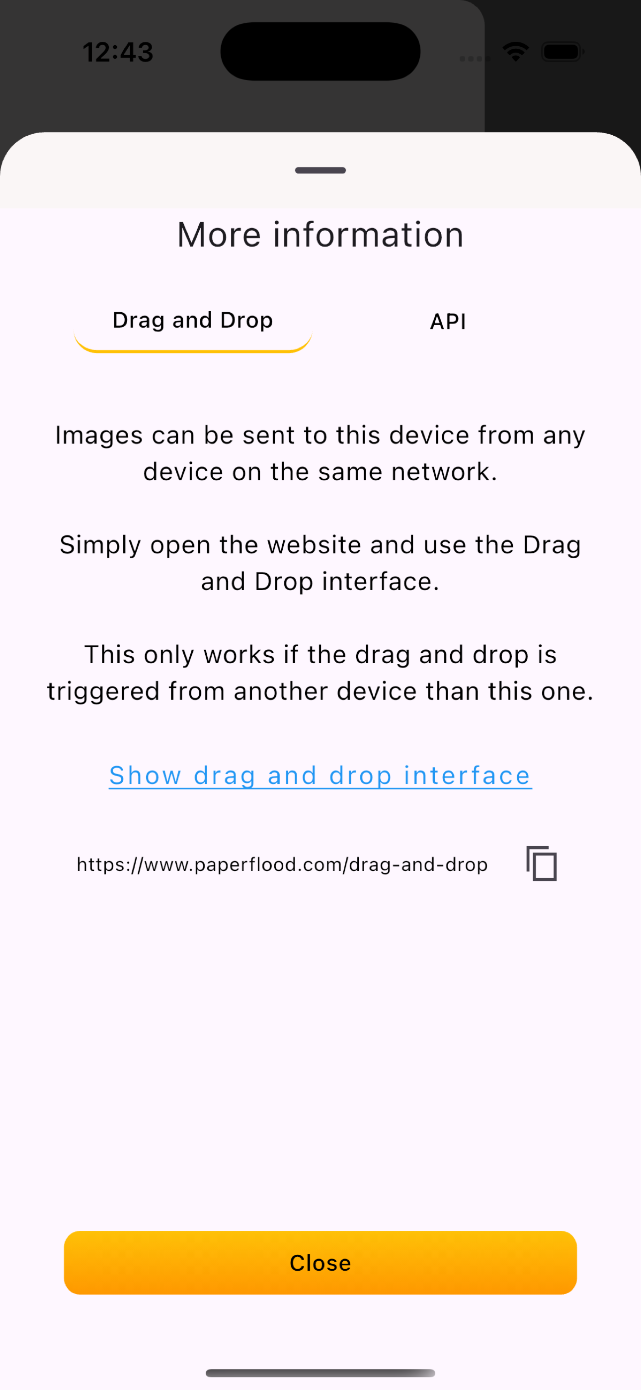 OCR Drag and Drop information